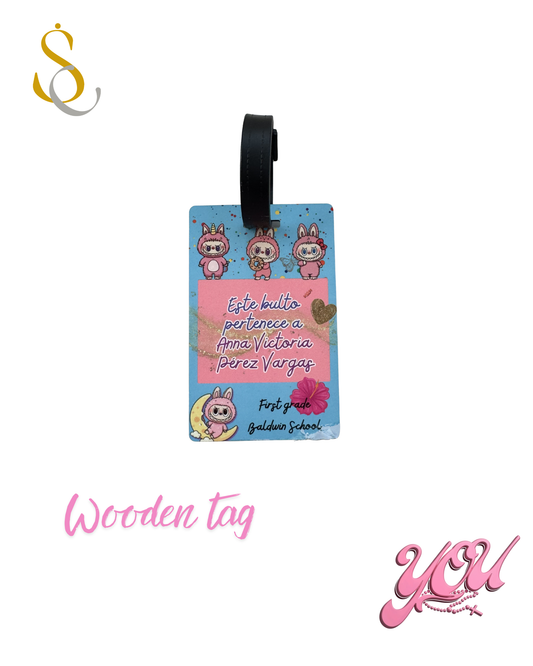 Wooden tag