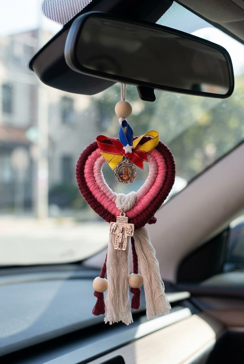 Bendición Macramé tricolor