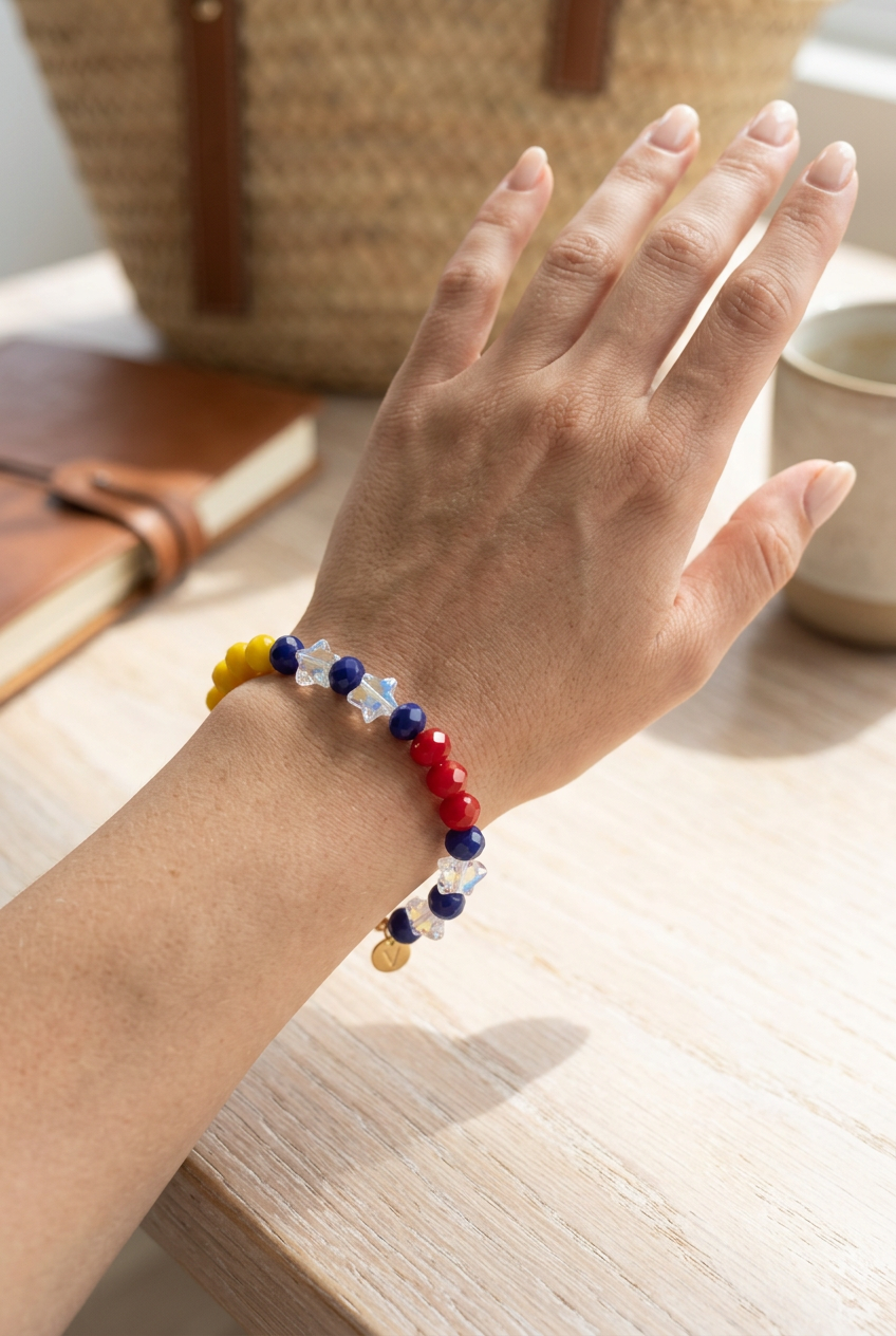 Pulsera Tricolor Elastica