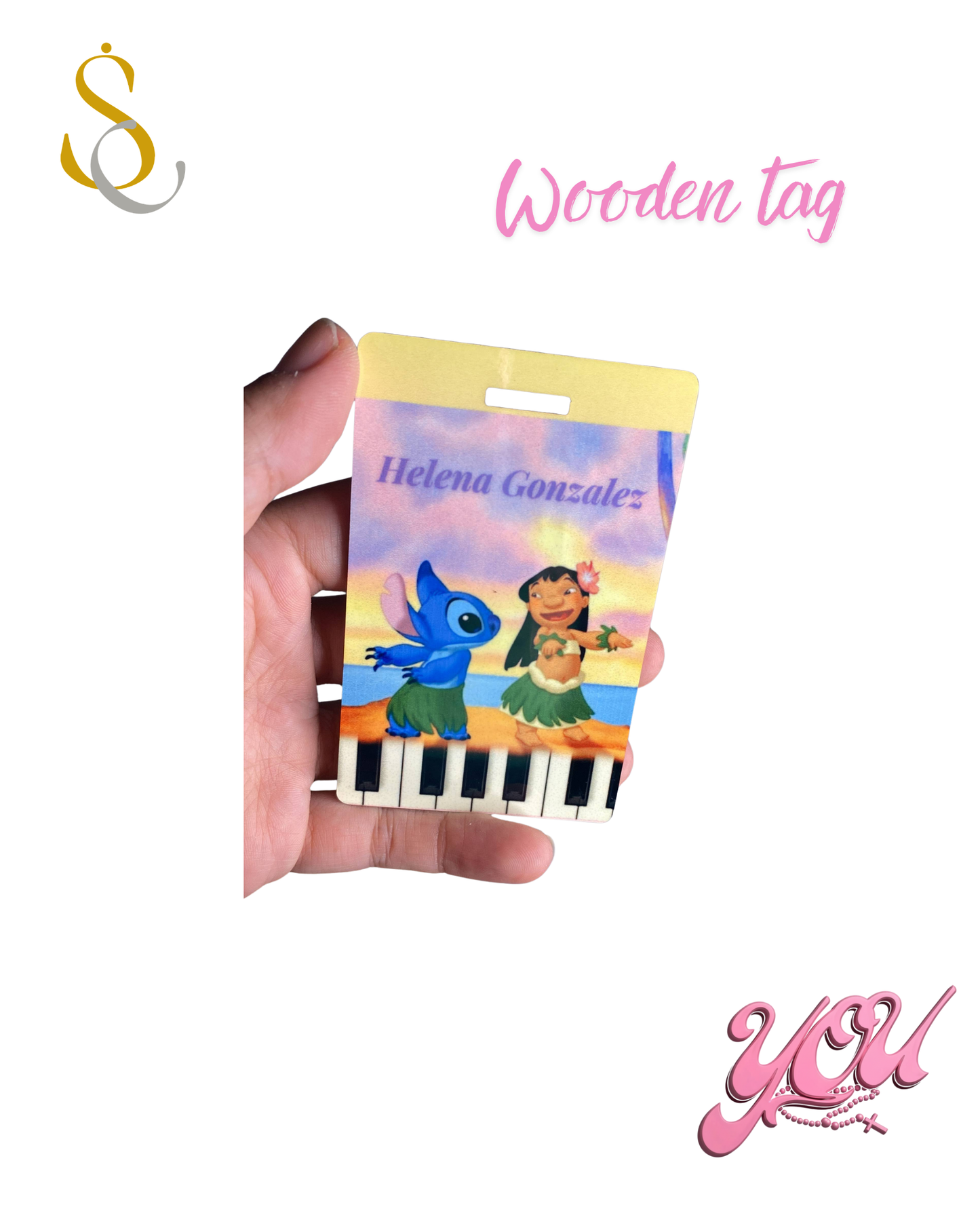 Wooden tag