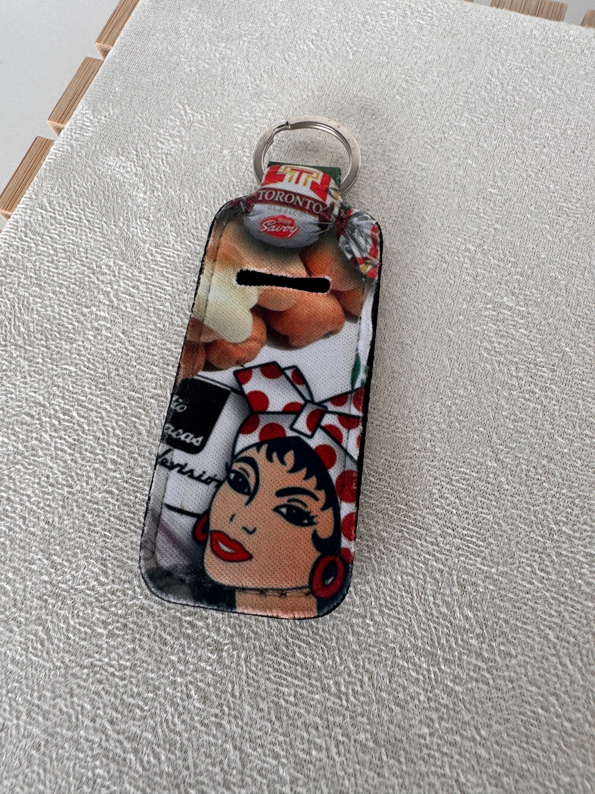 Lipstick Keychain llavero tipico