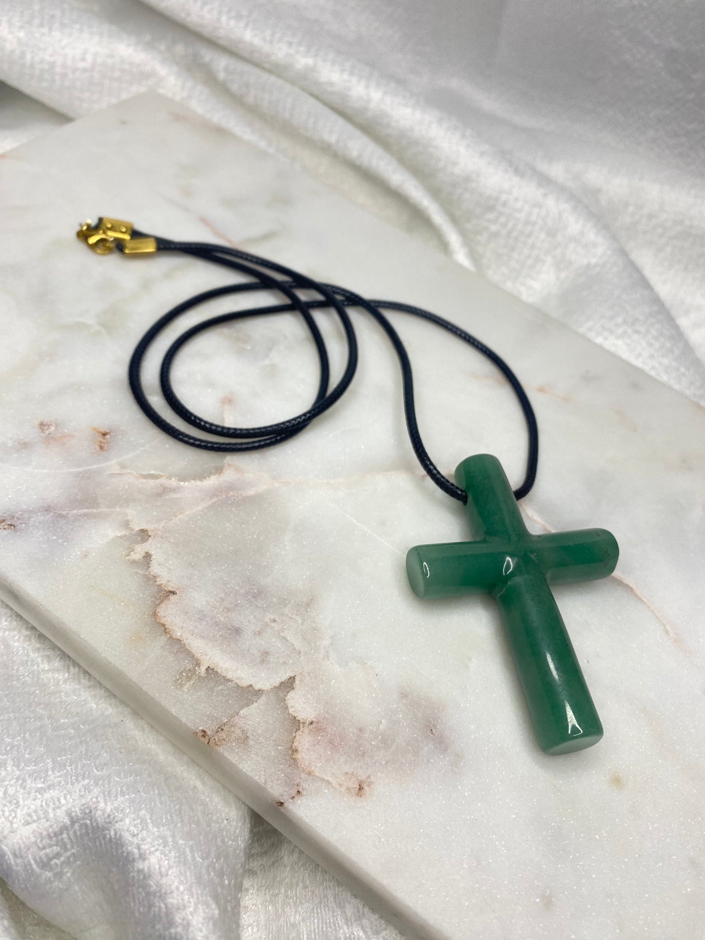 Aventurine cross