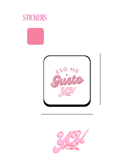 Square Stickers (1 page Pick Size)