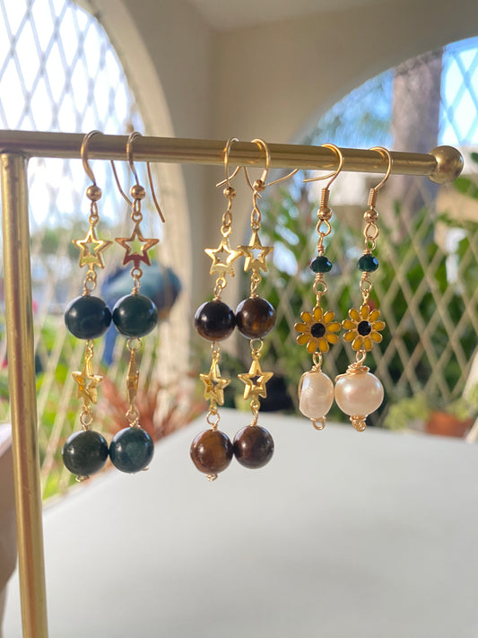 Tiger Eye Earrings