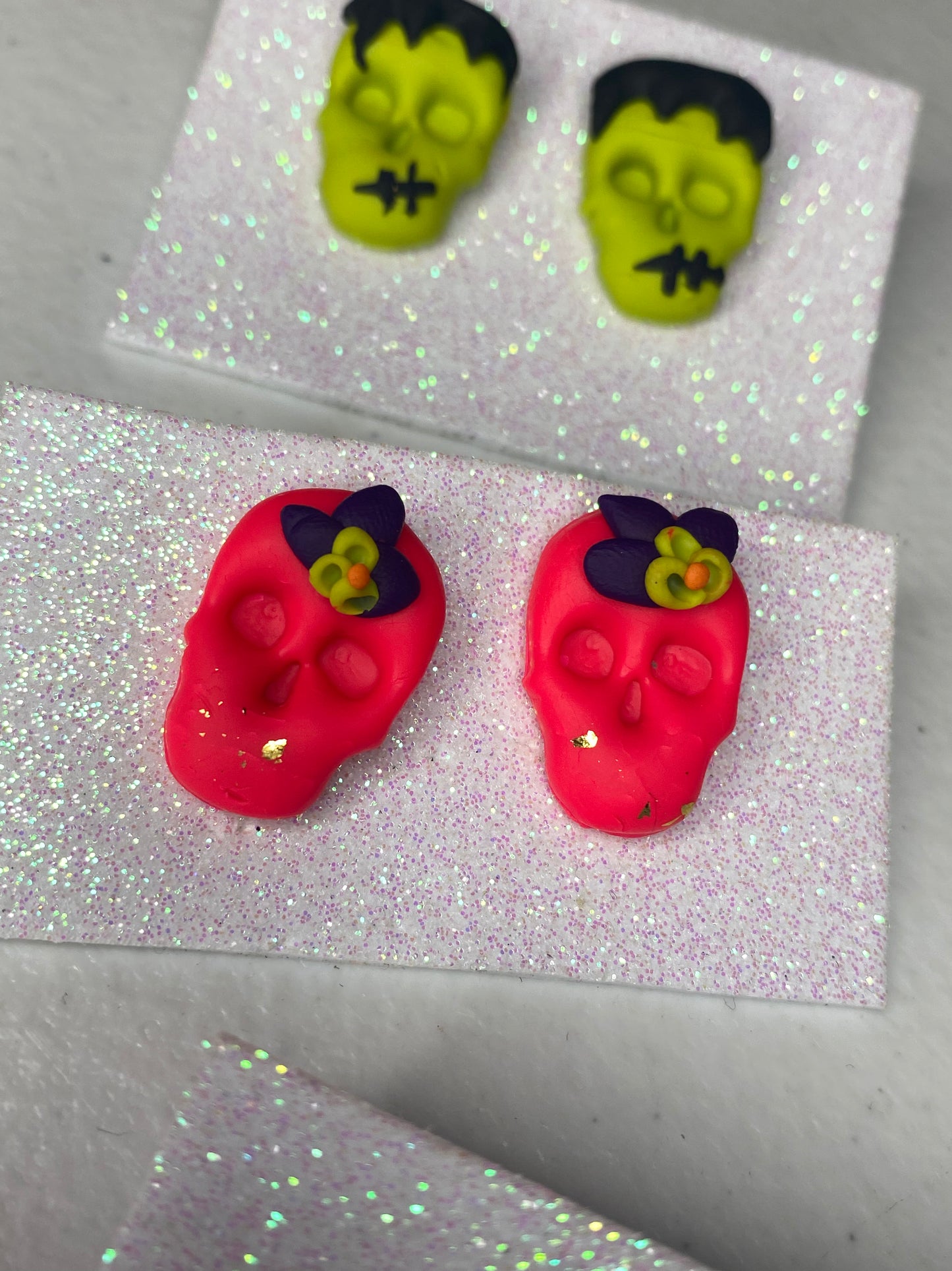 Hot pink skull
