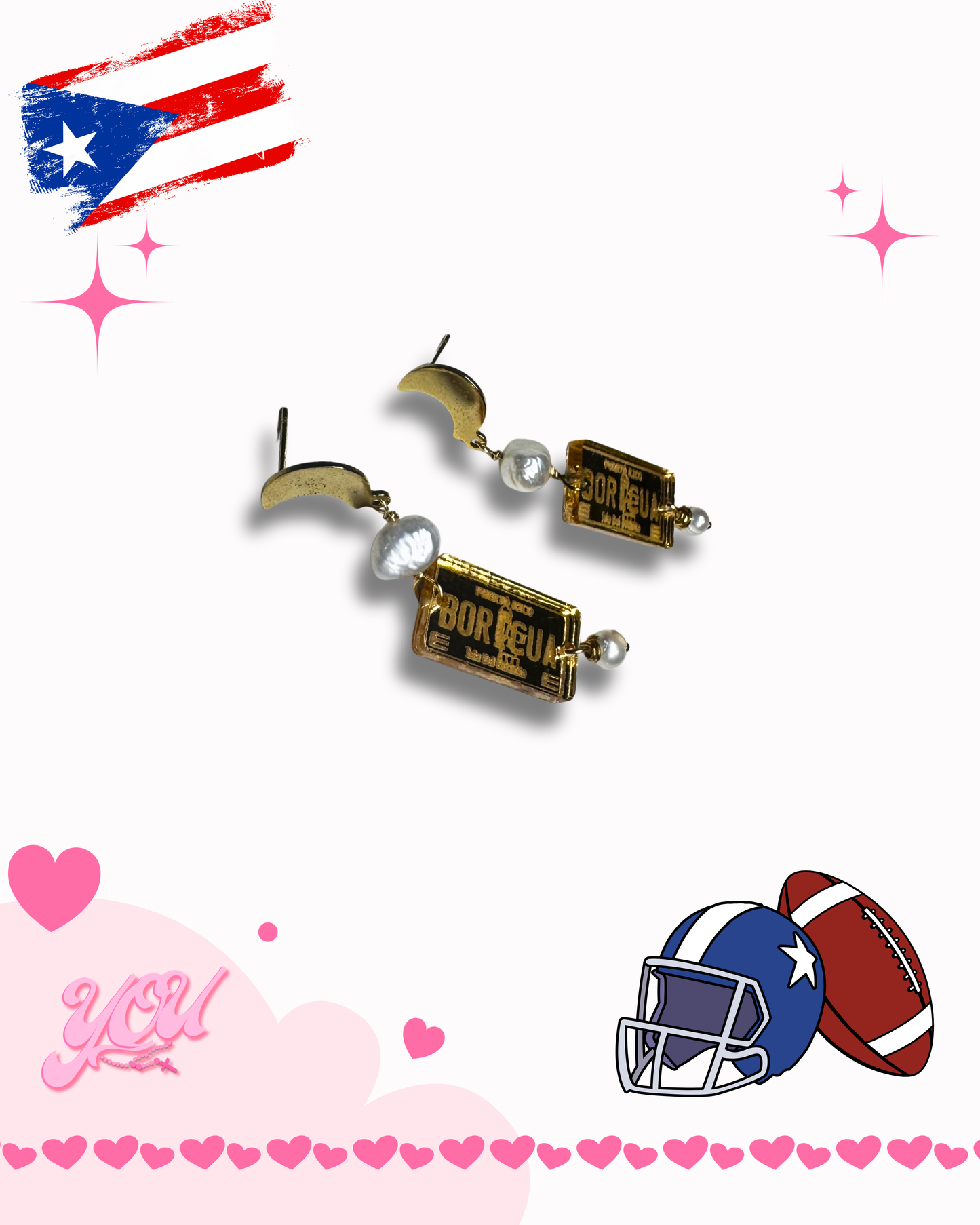 Superbowl Earrings