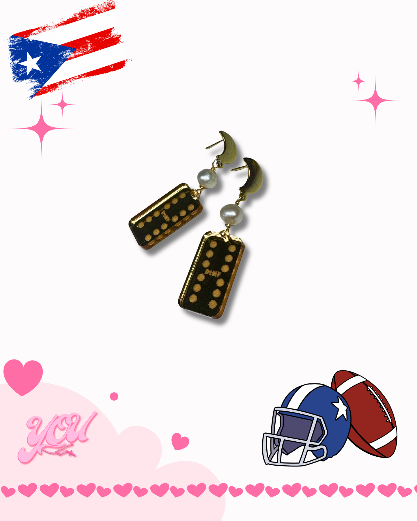 Superbowl Earrings
