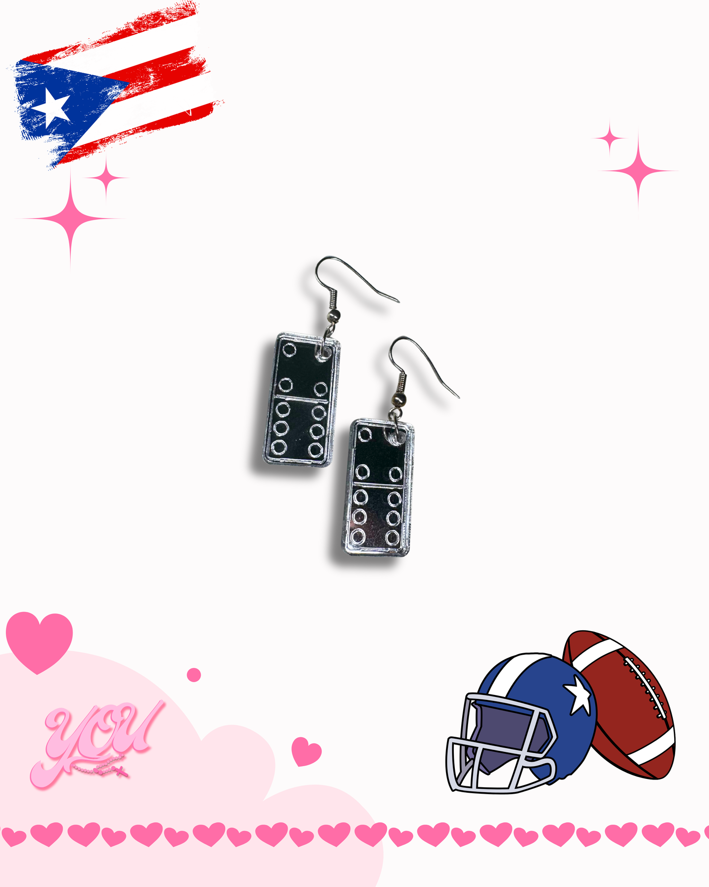 Superbowl Earrings